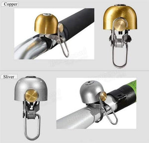 Planet Gates Black Stainless steel Bicycle Bell Bike Cycling Horns Bike Handlebar Bell Bicycle Accessories