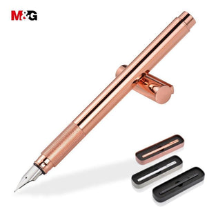 Planet Gates Black / standard Classic full metal ink fountain pen for school supplies elegant stationery office high quality luxury gift pens for writing