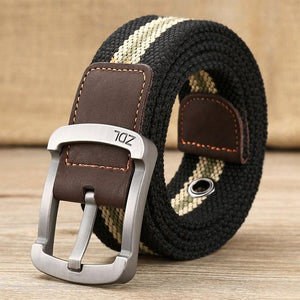 Planet Gates Black stripe 1 / 110cm Military belt outdoor tactical belt men&women high quality canvas belts for jeans male luxury casual straps