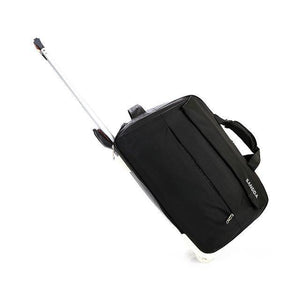 Planet Gates Black Suitcase Fashion Waterproof Luggage Bag Thickening Rolling Luggage Trolley Case Luggage Lady Travel Luggage with Wheels