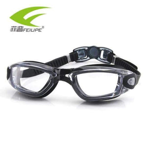 Planet Gates Black Swim Goggles Silicone Swimming Glasses Anti Fog UV Protection Optical Waterproof for Men Women Adults Sportswear