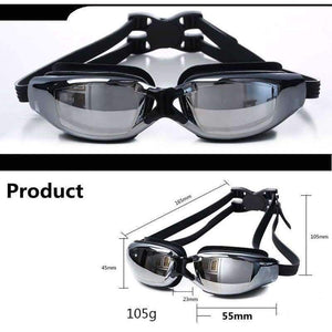 Planet Gates Black Swimming Goggles Men Women Anti-fog UV Protection Swimming Goggles Waterproof Silicone Swim Glasses Adult Eyewear