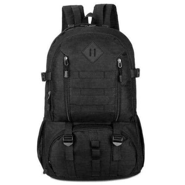 Planet Gates Black Tactical Backpack Military Army Mochila 50L For Hiking Hunting Backpack Tourist Rucksack Sports Camo Bag
