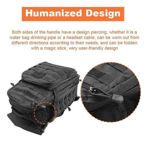 Planet Gates Black Tactical Backpack Molle Military Bag 40L Large  Nylon Outdoor Sports Bags Travel Camping Hiking Hunting Backpack