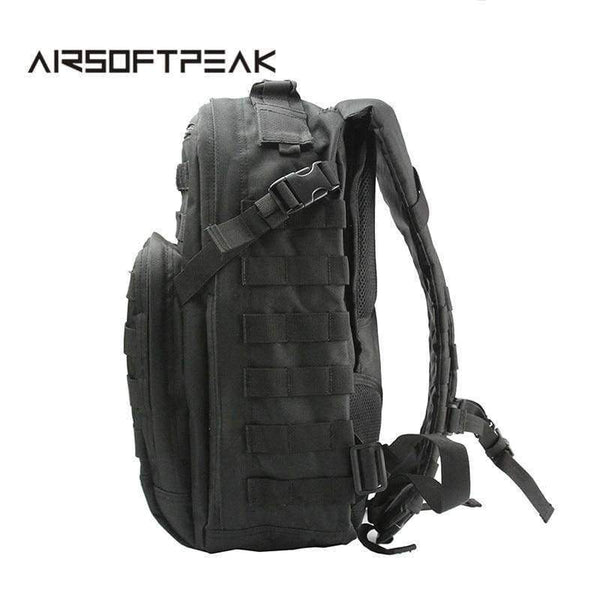 Planet Gates Black Tactical Backpack Molle Military Bag 40L Large  Nylon Outdoor Sports Bags Travel Camping Hiking Hunting Backpack