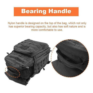 Planet Gates Black Tactical Backpack Molle Military Bag 40L Large  Nylon Outdoor Sports Bags Travel Camping Hiking Hunting Backpack