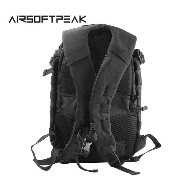 Planet Gates Black Tactical Backpack Molle Military Bag 40L Large  Nylon Outdoor Sports Bags Travel Camping Hiking Hunting Backpack