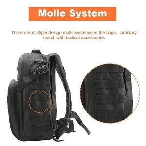 Planet Gates Black Tactical Backpack Molle Military Bag 40L Large  Nylon Outdoor Sports Bags Travel Camping Hiking Hunting Backpack
