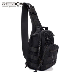 Planet Gates Black TACTICAL Outdoor Military Camouflage Sling Pack 1000D Cordura Urban Sports Chest Bag SWAT Hunting Molle Messenger Bag