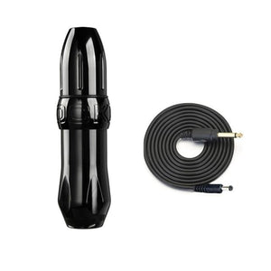 Planet Gates Black Tattoo Pen 2 Tattoo Rotary Pen Professional Permanent Makeup Tattoo Machine for Tattoo Artists And Beginner Tattoo Studio Supplies