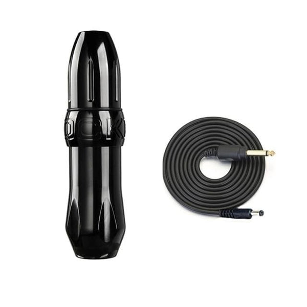 Planet Gates Black Tattoo Pen 2 Tattoo Rotary Pen Professional Permanent Makeup Tattoo Machine for Tattoo Artists And Beginner Tattoo Studio Supplies