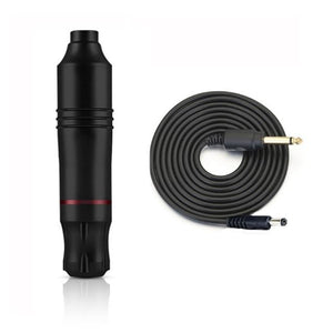 Planet Gates Black Tattoo Pen Tattoo Rotary Pen Professional Permanent Makeup Tattoo Machine for Tattoo Artists And Beginner Tattoo Studio Supplies
