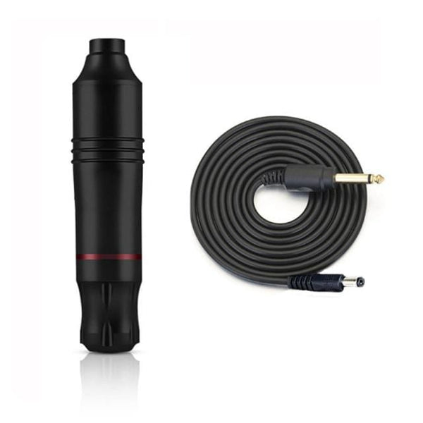 Planet Gates Black Tattoo Pen Tattoo Rotary Pen Professional Permanent Makeup Tattoo Machine for Tattoo Artists And Beginner Tattoo Studio Supplies