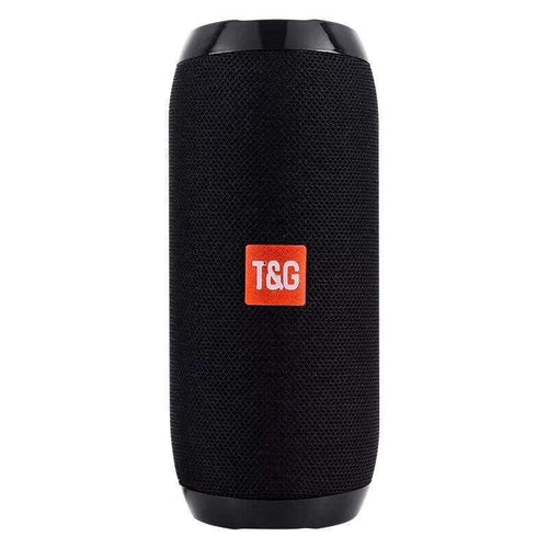 Planet Gates black TG117 Powerful Portable Speakers Bluetooth Speaker Column Wireless Speaker With LED Night Light TF Card FM Radio Boombox Built-in Mic