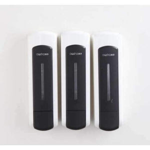 Planet Gates black three Bathroom Soap Dispenser Shower Liquid Shampoo single 350ml Wall Mounted Bathroom Shower Soap Dispenser,hotel products