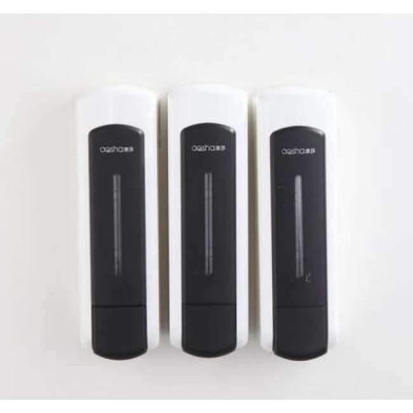 Planet Gates black three Bathroom Soap Dispenser Shower Liquid Shampoo single 350ml Wall Mounted Bathroom Shower Soap Dispenser,hotel products