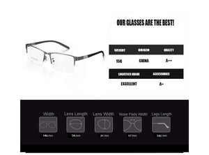 Planet Gates Black Titanium Glasses Frame Men Eyeglasses Computer Optical Prescription Reading Clear Eye Lens