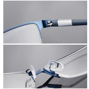 Planet Gates Black Titanium Glasses Frame Men Eyeglasses Computer Optical Prescription Reading Clear Eye Lens