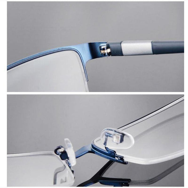 Planet Gates Black Titanium Glasses Frame Men Eyeglasses Computer Optical Prescription Reading Clear Eye Lens