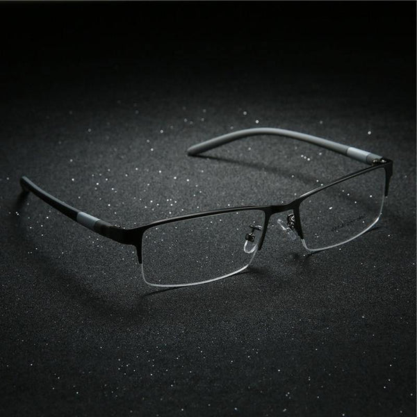 Planet Gates Black Titanium Glasses Frame Men Eyeglasses Computer Optical Prescription Reading Clear Eye Lens