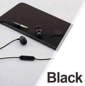 Planet Gates Black TOMKAS In-Ear Earphones Special Edition Headset Clear Bass Earphones With Microphone 5 Colors Metal Heavy Bass Headphones