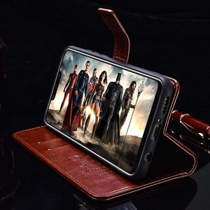 Planet Gates Black TOMKAS Luruxy Flip Case for Huawei Mate 20 Lite 360 Protect Wallet Phone Back Cover Silicon+Leather Case for Huawei Mate 20 Lite