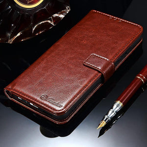 Planet Gates Black TOMKAS Luxury Leather Flip Case for Honor 8x 360 Protective Phone Cover Leather Wallet Silicon Cases for Huawei Honor 8x
