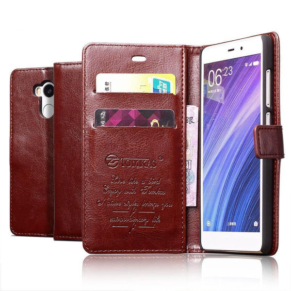 Planet Gates Black TOMKAS Phone Case For Coque Xiaomi Redmi 4 Pro Redmi 4 Cases Flip Leather Cover Wallet Case For Xiaomi Redmi 4 4Pro Prime