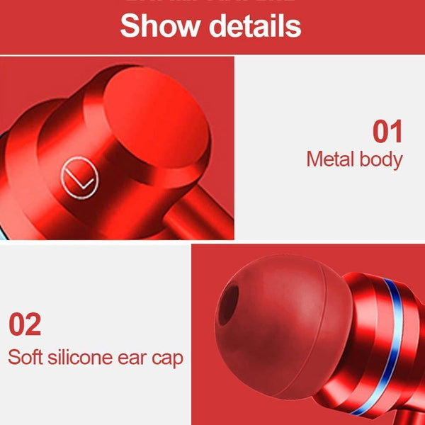 TOMKAS TPE Line Earphone for Phone 5 Color In-ear Earphones and Headphone Heavy Bass for Mobile Phone Clear Bass with Microphone - Planet Gates