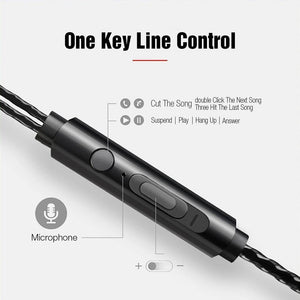 Planet Gates Black TOMKAS Wired Earbuds Headphones 3.5mm In Ear Earphone Earpiece With Mic Stereo Headset 5 Color For Samsung Xiaomi Phone Computer