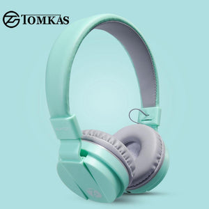 Planet Gates Black TOMKAS Wired Headphones Stereo Headset Adjustable Earphones and Headphone With Microphone Earphone For Phone and Music