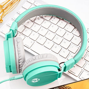 Planet Gates Black TOMKAS Wired Headphones Stereo Headset Adjustable Earphones and Headphone With Microphone Earphone For Phone and Music