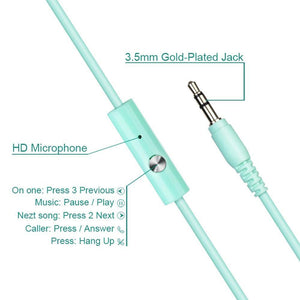 Planet Gates Black TOMKAS Wired Headphones Stereo Headset Adjustable Earphones and Headphone With Microphone Earphone For Phone and Music