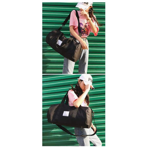 Planet Gates Black Top Quality Fitness Gym Sport Bags Men and Women Waterproof Sports Handbag Outdoor Travel Camping Multi-function Bag