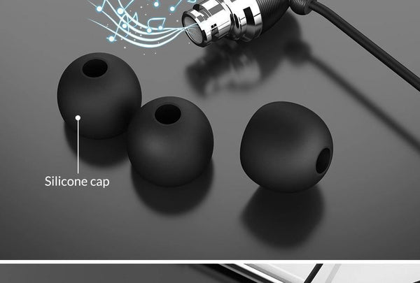 Planet Gates Black TOPK F07 Stereo Bass Earphone  3.5mm Jack In-ear Sport Wired Earphones with mic for iPhone Xiaomi Samsung Phone Computer Headset