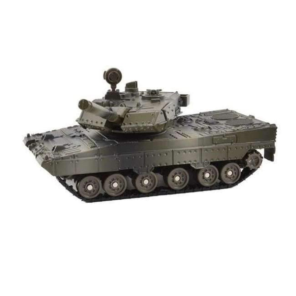 Planet Gates Black Toy Vehicle Military Tiger Metal Tank Model Diecast with light and sound, Pullback 15CM