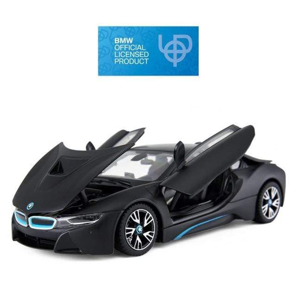 Planet Gates black Toys for Boys 1:24diecast Model Cars  BMW I8 Alloy Car Model Simulation Ornaments Cars Toy  Diecast Model Cars