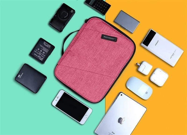 Planet Gates Black Travel Accessories Bags Date Cable Digital Finishing Bag Data Charger Wire Bag Mp3 Earphones Usb Flash Drive Bag