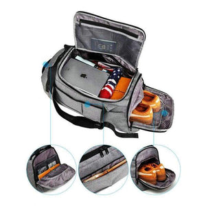 Planet Gates Black Travel Bag For Gym Bag Sport Bag For Women Fitness Oxford Waterproof Gym Sports Bag Large Capacity Training Duffle Backpack