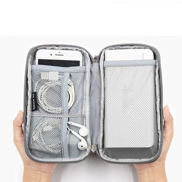 Planet Gates Black Travel cable Storage Bag Hard Drive Organizers For cellphone Earphone power bank Oxford Cloth USB Electronic Accessories bag