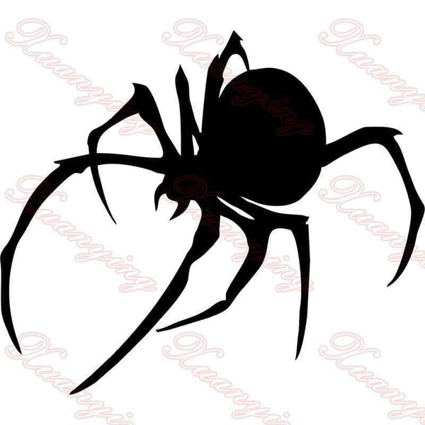 Planet Gates Black Trendy Stickers Car Styling Black Widow Spider Car Stickers Motorcycle Vinyl Decal Exterior Accessories JDM