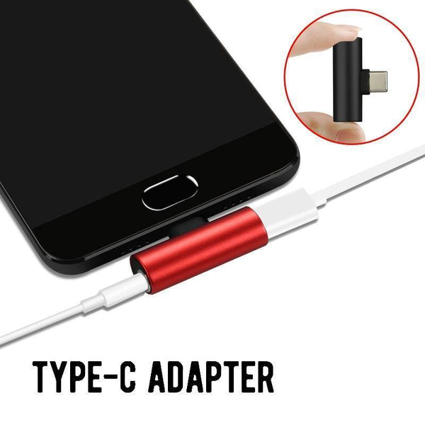 Planet Gates black Type C To 3.5MM Adapter Mobile Phone Earphone Audio Adpater For Xiaomi For Android USB-C Headphones Splitter Converter Adapters