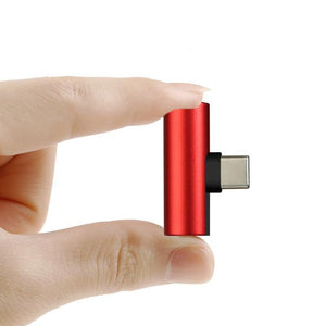 Planet Gates black Type C To 3.5MM Adapter Mobile Phone Earphone Audio Adpater For Xiaomi For Android USB-C Headphones Splitter Converter Adapters