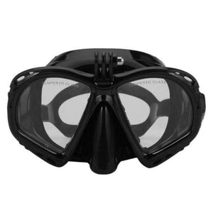 Planet Gates Black Underwater Diving Mask Scuba Snorkel Swimming Goggles Scuba Diving Equipement Suitable For Most Sport Camera