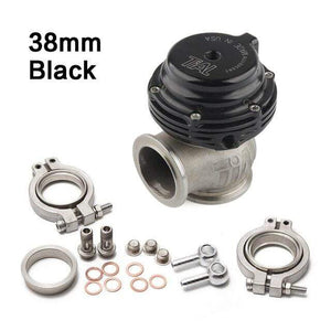 Planet Gates Black Universal 38mm External Wastegate V-Band Flanged Turbo Waste Gate For Supercharge Turbo Manifold With Logo MV-S 38mm Wastegate