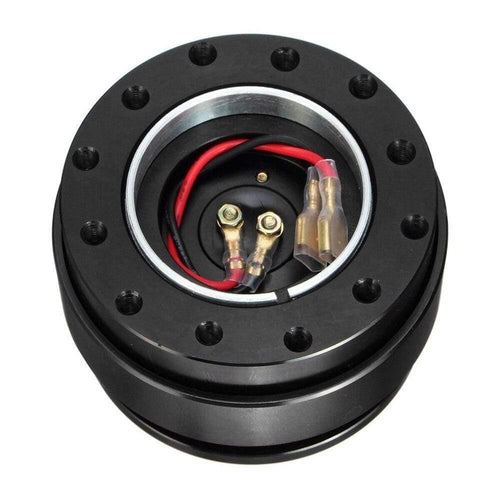 Universal Car Interior Parts Aluminum 6 Hole Car Quick Release Steering Wheel Snap Off Hub Adapter Boss Kit