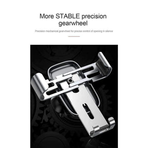 Planet Gates Black Universal Car Phone Holder For iPhone Samsung S9 Plus Huawei Car Holder Air Vent Mount Metal Gravity Mobile Phone Holder