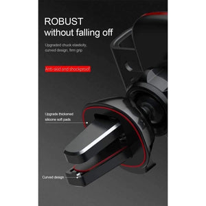 Planet Gates Black Universal Car Phone Holder For iPhone Samsung S9 Plus Huawei Car Holder Air Vent Mount Metal Gravity Mobile Phone Holder