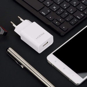 Planet Gates Black / US Plug ROCK Quick Charge Phone USB Charger MTK Fast Charger 2 in 1 Technology 5V2A 9V2A Universal Fast wall charger Clearance 49%