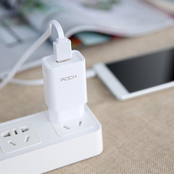 Planet Gates Black / US Plug ROCK Quick Charge Phone USB Charger MTK Fast Charger 2 in 1 Technology 5V2A 9V2A Universal Fast wall charger Clearance 49%